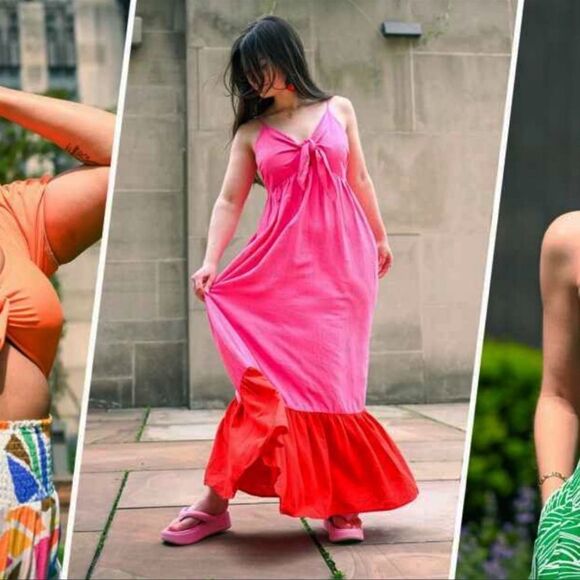 Women's Sleeveless Tie-Front Midi Dress - Tabitha Brown for Target - Picture 1 of 8